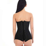 Corset bustier fleuri gothique