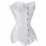 Corset bustier fleuri gothique