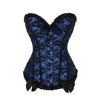 Corset dentelle avec lacet gothique