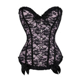 Corset dentelle avec lacet gothique