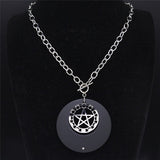 Collier Pentagramme gothique