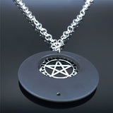 Collier Pentagramme gothique