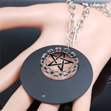 Collier Pentagramme gothique