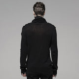 Pull en maille pour homme gothique