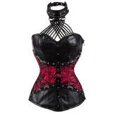 Bustier tour de cou gothique