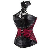 Bustier tour de cou gothique