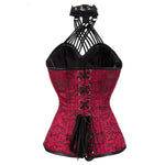 Bustier tour de cou gothique