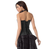 Bustier tour de cou gothique