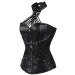 Bustier tour de cou gothique