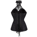 Bustier tour de cou gothique