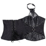 Bustier tour de cou gothique