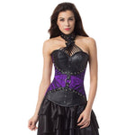 Bustier tour de cou gothique