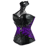 Bustier tour de cou gothique