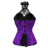 Bustier tour de cou gothique