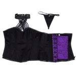 Bustier tour de cou gothique